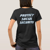 Bescherming van de sociale zekerheid t-shirt (Achterkant)