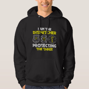Bescherming van dispatch-er politie brandweer EMS Hoodie