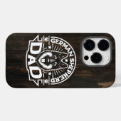 Bescherming van Duitse herder hond papa trotse rei Case-Mate iPhone Case (Achterkant (horizontaal))