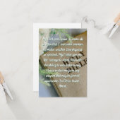 Bescherming van gebeden tegen het grillen van het  kaart (Voorkant / Achterkant in situ)