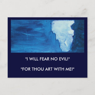 BESCHERMING VAN GOD (ISAIAH 41) BRIEFKAART