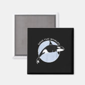 bescherming van het milieu in de oceaan i magneet (Voorkant / Achterkant)