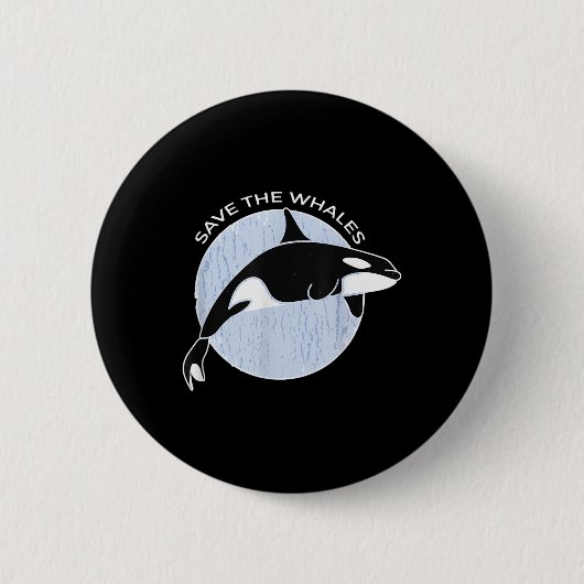 bescherming van het milieu in de oceaan i ronde button 5,7 cm (Voorkant)