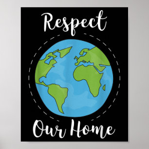 bescherming van het milieu tegen de klimaatverande poster