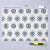 Bescherming van het oogmerk, griekblauw oog tissuepapier (Craft)