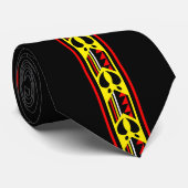 Bescherming van het volk (zwart) stropdas (Opgerold)