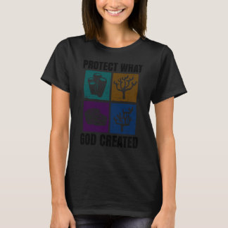 Bescherming van koraalriffen Bijbelgeloven T-shirt