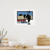 Bescherming van ons poster van vrijheid (Keuken)