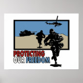 Bescherming van ons poster van vrijheid (Voorkant)