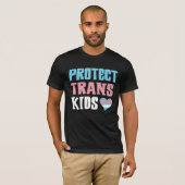 Bescherming van trans-Kinder steun voor transgende T-shirt (Voorkant volledig)