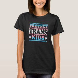 Bescherming van transKinder LGBT-ondersteuning Pri T-shirt
