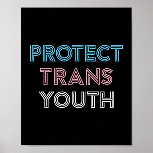 Bescherming van transseksuelen in de jeugdsector poster (Voorkant)