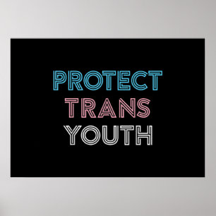 Bescherming van transseksuelen in de jeugdsector poster