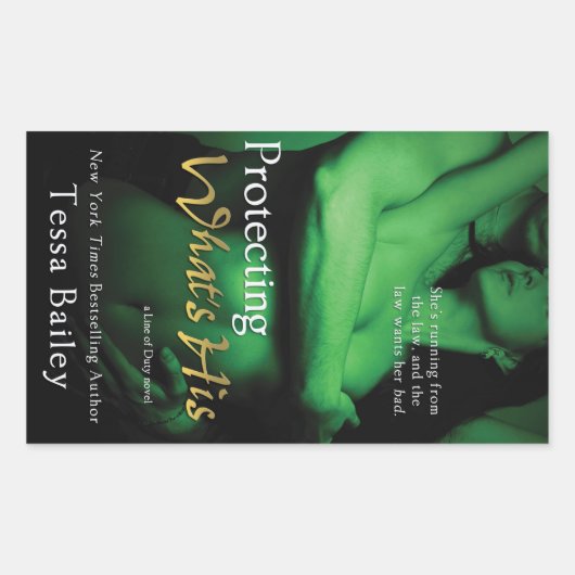 Bescherming van wat is Zijn door Tessa Bailey Rechthoekige Sticker (Voorkant)