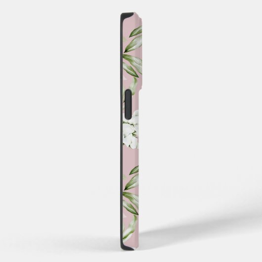 Bescherming voor Floral Monogram Script Name Case-Mate iPhone Case (Achterkant / Rechts)