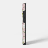 Bescherming voor Floral Monogram Script Name iPhone Hoesje (Linkerkant)