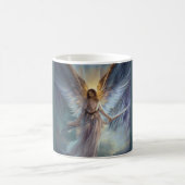 Beschermingselement in lichtblauwe Waterverf Koffiemok (Center)