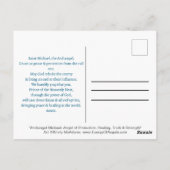 Beschermingsgebed van de Heilige Michaël de Aartse Briefkaart (Achterkant)