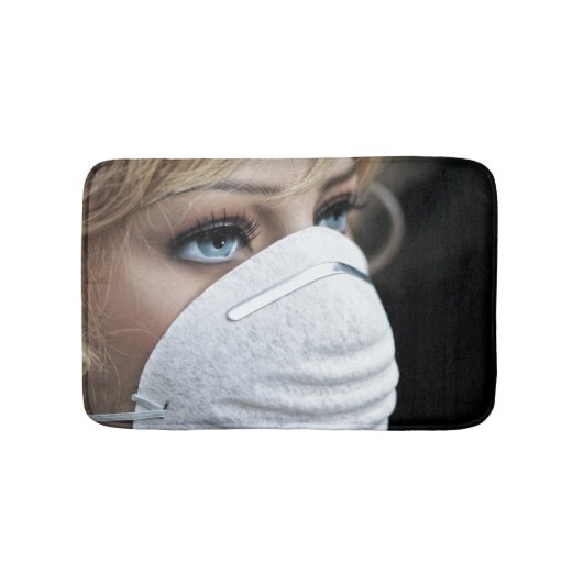Beschermingsmasker voor het Corona-virus Badmat (Voorkant)