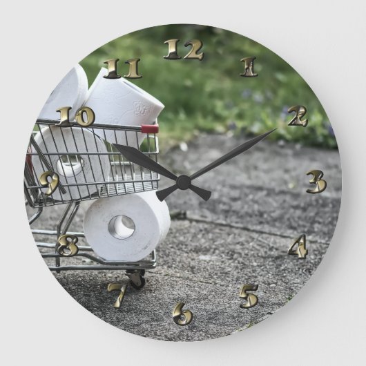 Beschermingsmasker voor het Corona-virus Grote Klok (Voorkant)