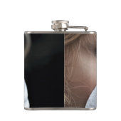 Beschermingsmasker voor het Corona-virus Heupfles (Achterkant)