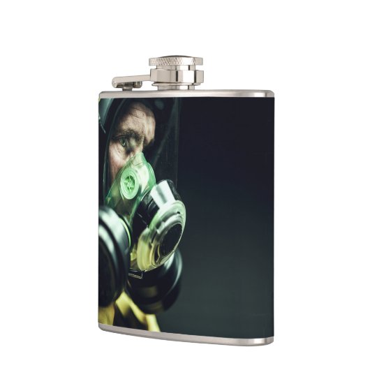 Beschermingsmasker voor het Corona-virus Heupfles (Links)