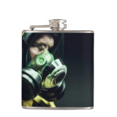 Beschermingsmasker voor het Corona-virus Heupfles (Voorkant)