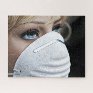 Beschermingsmasker voor het Corona-virus Legpuzzel