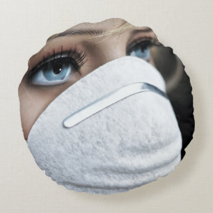 Beschermingsmasker voor het Corona-virus Rond Kussen