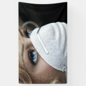 Beschermingsmasker voor het Corona-virus Spandoek (Verticaal)