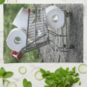 Beschermingsmasker voor het Corona-virus Theedoek (Gevouwen)