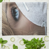 Beschermingsmasker voor het Corona-virus Theedoek (Gevouwen)