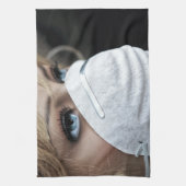 Beschermingsmasker voor het Corona-virus Theedoek (Verticaal)