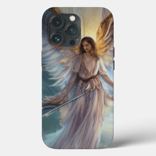 Beschermingsorgaan in blauw Waterverf lichtblauw Case-Mate iPhone Case (Achterkant)