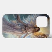 Beschermingsorgaan in blauw Waterverf lichtblauw Case-Mate iPhone Case (Achterkant (horizontaal))