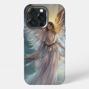 Beschermingsorgaan in blauw Waterverf lichtblauw iPhone 13 Pro Hoesje