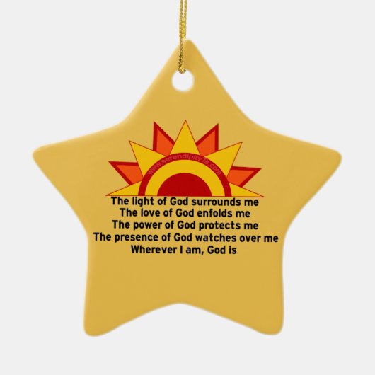 Beschermingspartner Keramisch Ornament (Voorkant)