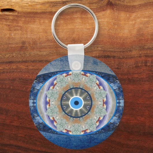 Beschermingssleutel voor "boze ogen" sleutelhanger (Voorkant)