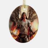 Beschermingsstaat in het Sinaasappel van de Waterv Keramisch Ornament (Rechts)