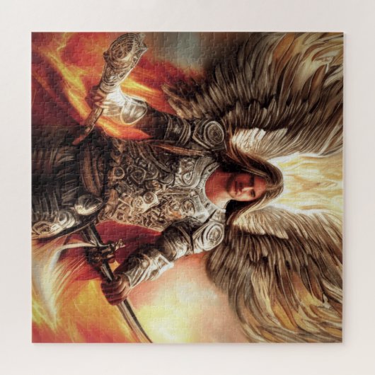 Beschermingsstaat in het Sinaasappel van de Waterv Legpuzzel (Horizontaal)