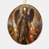 Beschermingsstaat in Waterverf Armor Keramisch Ornament (Links)