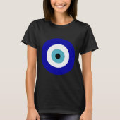 Beschermingssymbool Blauw bocht Oogd Bescherming T-shirt (Voorkant)