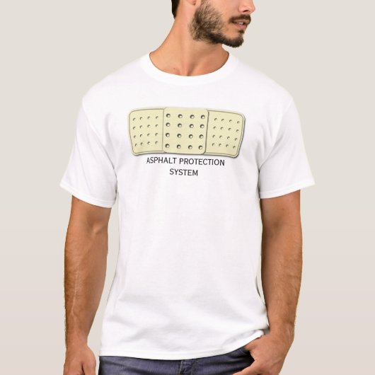 Beschermingssysteem tegen asfalt t-shirt (Voorkant)