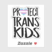 BESCHERMT TRANSKINDEREN STICKER (Vel)