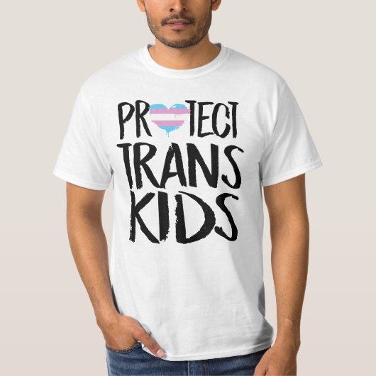 BESCHERMT TRANSKINDEREN T-SHIRT (Voorkant)