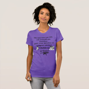 Beschermt uw congres kinderen of... t-shirt
