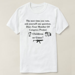 Beschermt uw congres kinderen of... t-shirt