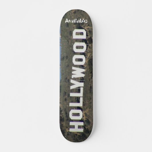 Beschikbaar "Hollywood Bored" Skateboard (Voorkant)