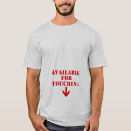 Beschikbaar Voor Aanzinnelijke Ondeugende Humor T-shirt