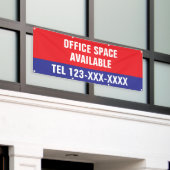 Beschikbare kantoorruimte Aangepaste commerciële b Spandoek (Buitenkant Gebouw)